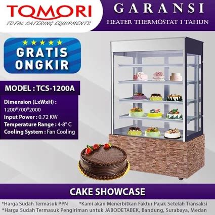 Jual TOMORI Mesin Showcase Cake TCS 1200A PT INDOTARA PERSADA