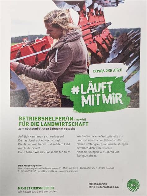 Aktuelles Maschinenring Mitte Niedersachsen E V