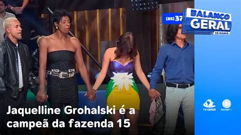 Jaquelline Grohalski A Campe Da Fazenda Youtube