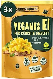 Veganes Ei Ersatz Pulver Er Pack Von Greenforce G Pflanzlicher