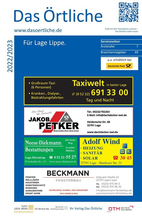 Lage Lippe ÖTB 22/23