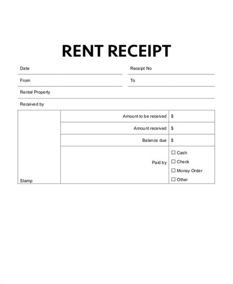 Rent Invoice Template 12 Free Word Pdf Format Download Free