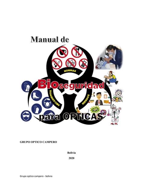 Manual De Bioseguridad Para Opticas Bolivia PDF