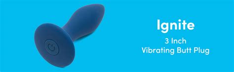 Lovehoney Ignite Vibrating Butt Plug Inch Sleek Silicone Anal Plug
