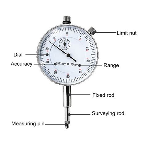 Precisie 0 01Mm Dial Indicator Gauge 0 10Mm Meter Grandado