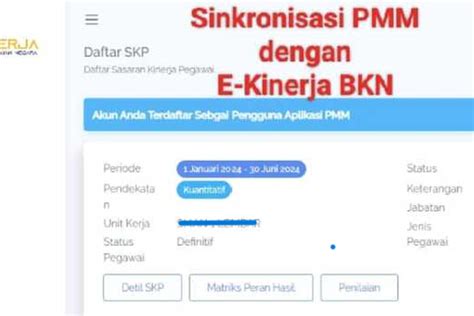 Tutorial Sinkronisasi Data Pengelolaan Kinerja Pmm Dan Platform E