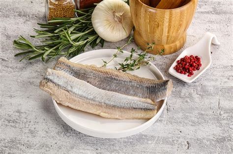 Premium Photo Pickled Atlantic Tasty Herring Fillet