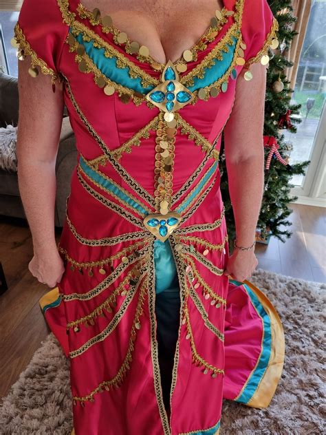 Princess Jasmine 2019 New Movie Deluxe Dress Aladdin Etsy Uk