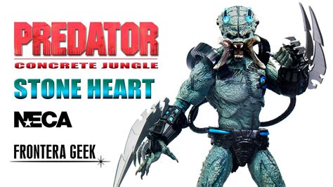 NECA STONE HEART PREDATOR DELUXE Predator Concrete Jungle Review En