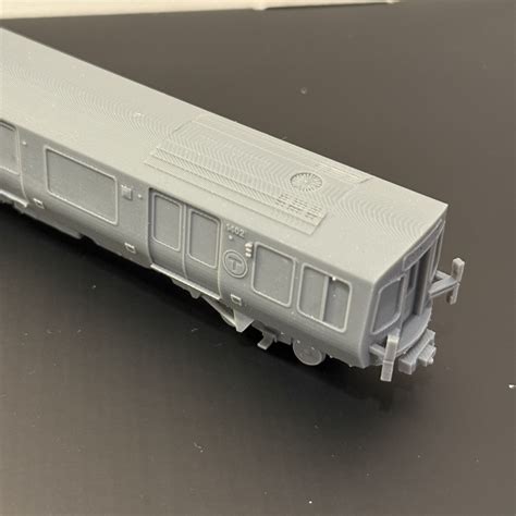 🍊 MBTA Orange Line 1:87 (HO) Scale CRRC 1400 Series V2・ STL File for 3D
