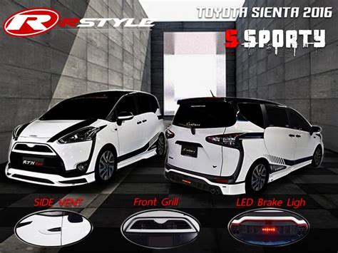 Bodykits Sienta Aero Style For TOYOTA SIENTA Rstyle Racing