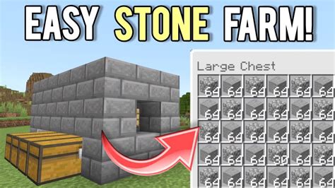 Minecraft 1 21 Easy Cobblestone Stone Farm JAVA BEDROCK YouTube