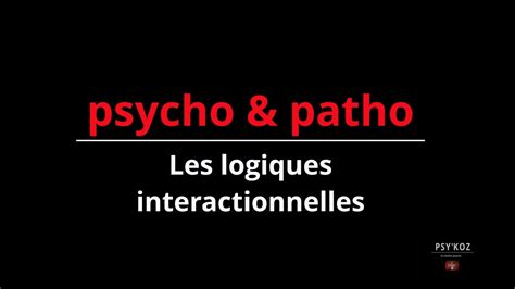 Psycho Patho Les Logiques Interactionnelles Une Alternative Au Dsm