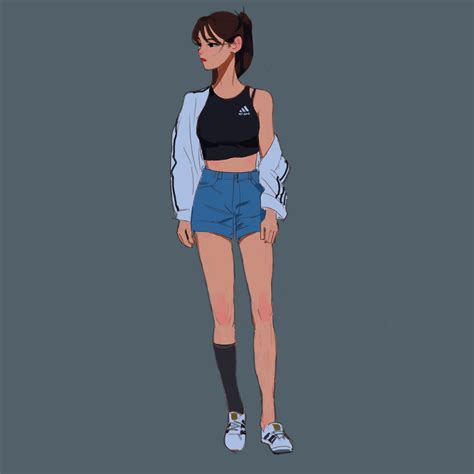 Anime Girl Sportswear Anime Girl