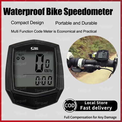 SD 581 SUNDING Bike Computer Waterproof Wired LCD Computer Speedometer