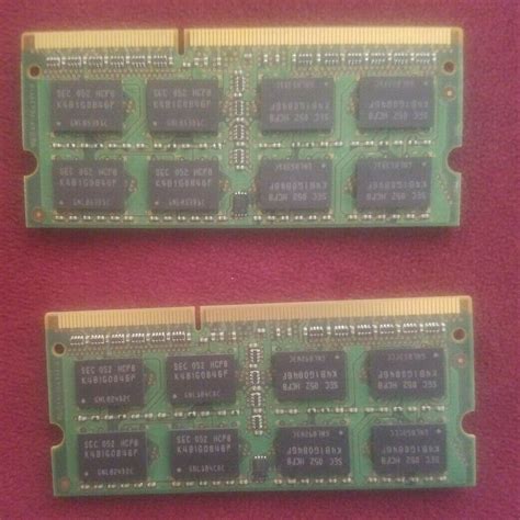 SAMSUNG 4GB Kit 2x2 GB 2Rx8 DDR3 PC3 8500S 07 10 F2 RAM MEMORY EBay