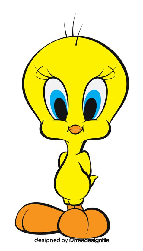 Looney Tunes Tweety bird clipart vector free download