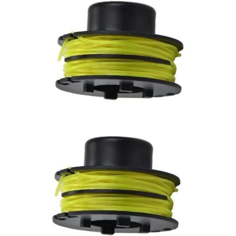 Lot de 2 bobines de fil pour débroussailleuse RYOBI RAC118 RLT3525S 1 2