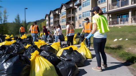 Premium Photo Organizing A Community CleanUp For Environmental Health