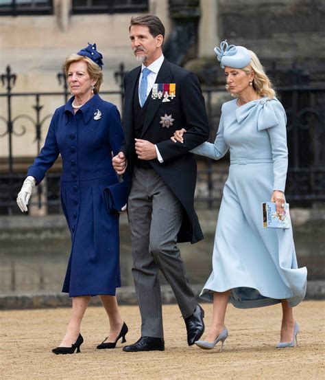 Crown Princess Marie Chantal Of Greece Was Chic In Cornflower Blue At