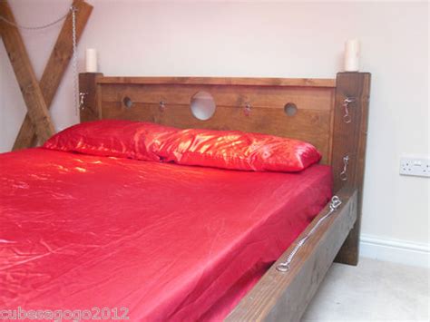 Sex Bondage Fetish Bed Frame Converts Into Everyday Bed