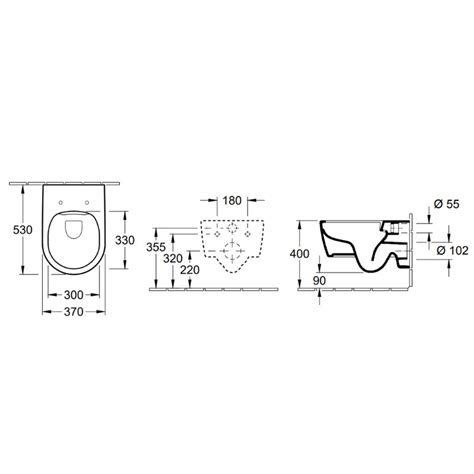 Villeroy Boch Avento Combipack WC suspendu sans bride à fond creux