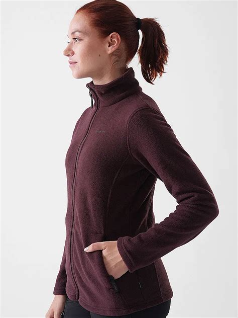 meru damen fleecejacke smethwick braun