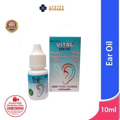 Vital Ear Oil Dop 10 Ml Tetes Telinga Lazada Indonesia