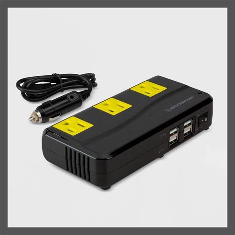 Scosche W Portable Power Inverter With Usb Ports Pi Ps