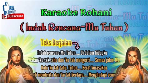 Karaoke Rohani Indah RencanaMu Tuhan YouTube