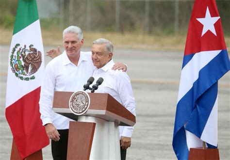 Presidente de Cuba elogia Tren Maya en visita a México Telediario México