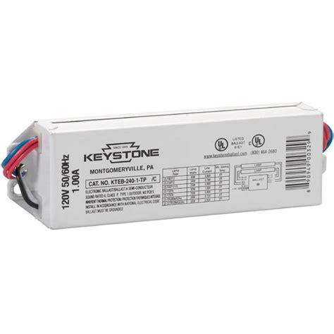 Keystone Kteb 240 1 Tp F40t12 120v Electronic Ballast 2 Lamp Rapid Start