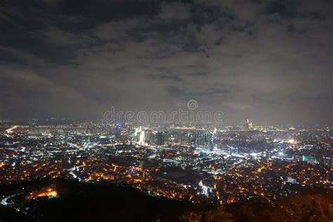 Seoul Skyline at Night, Korea Stock Photo - Image of seoul, skyline ...