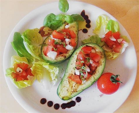 Gef Llte Avocado Mit Oliven L Rezept Mit Bild Von Cookingjulie