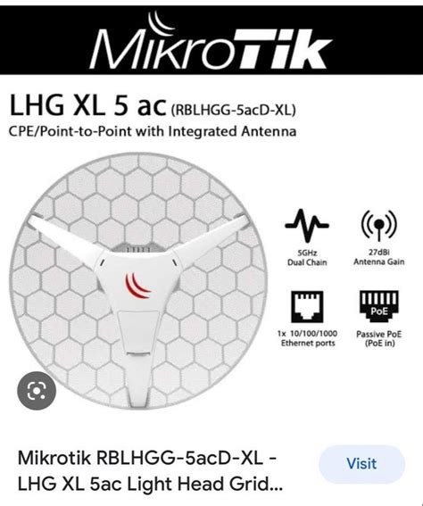 Mikrotik Mbps Lhg Xl Ac At Rs In Delhi Id