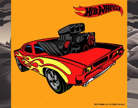 Dibujo De Hot Wheels Pintado Por En Dibujos Net El D A A