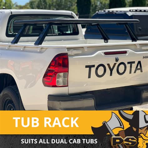 Ps4x4 Toyota Hilux 2015 2021 N80 Tub Rack Roof Top Tent Rack