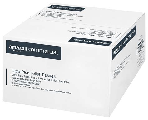 Amazoncommercial Ply White Ultra Plus Individually Wrapped Toilet