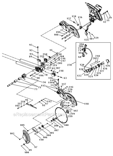 Makita Miter Saw Parts Diagram