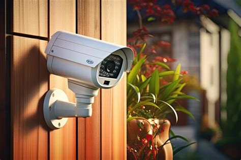 Premium AI Image | Home security system concept with a camera