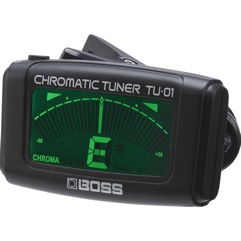 BOSS TU-01 Clip-On Chromatic Tuner TU-01 B&H Photo Video