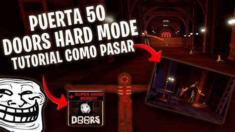 Como Pasar Nivel 50 En Doors Hard Mode Puerta 50 Figure Doors Tips