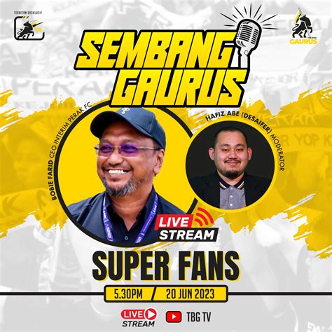 Perak Football Club On Twitter Jangan Lupa Temu Janji Bersama CEO