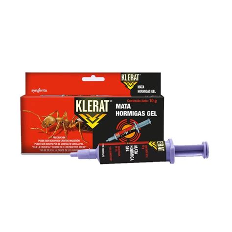 Cebo Hormiguicida Gel 10 Gramos Jeringa Klerat