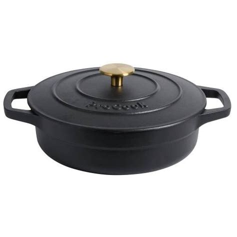 Procook Cast Iron Casserole Dish Cm Procook