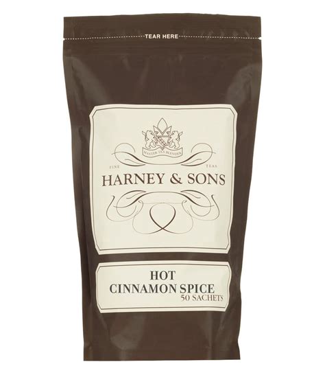 Harney And Sons Tea Bags Hot Cinnamon Spice 50 Count Pack Of 3 By Harney Sons Amazon De