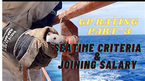 Merchant Navy Gp Rating Course Details Part 3 Seatime Required And