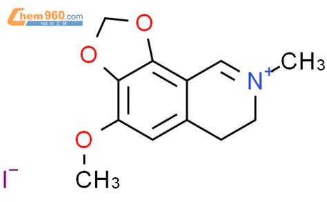 110103 26 9 1 3 Dioxolo 4 5 H Isoquinolinium 6 7 Dihydro 4 Methoxy 8