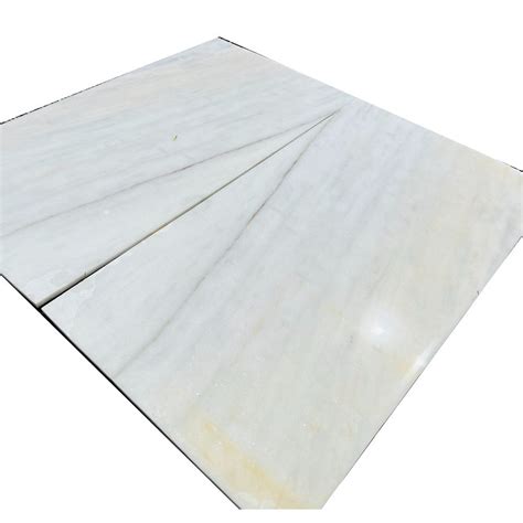 Pure White Morwad Marble Slab For Flooring Thickness Mm At Rs