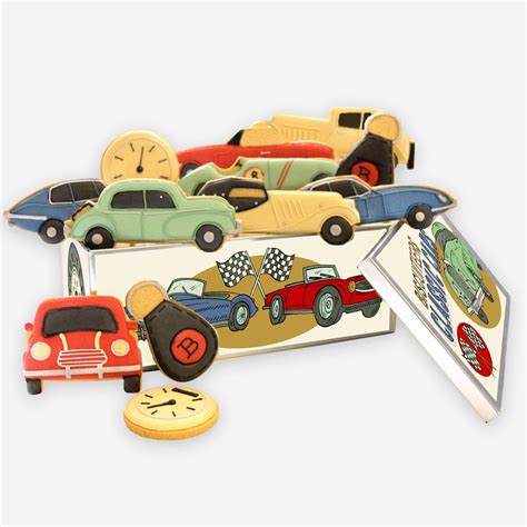 Classic Car Show Biscuit Tin